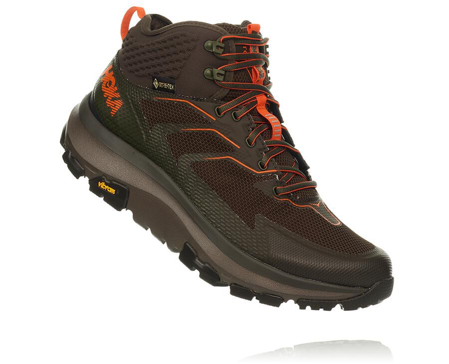 Hoka Australia One One Toa GORE-TEX - Mens Hiking Boots Brown - RMJWB-9471